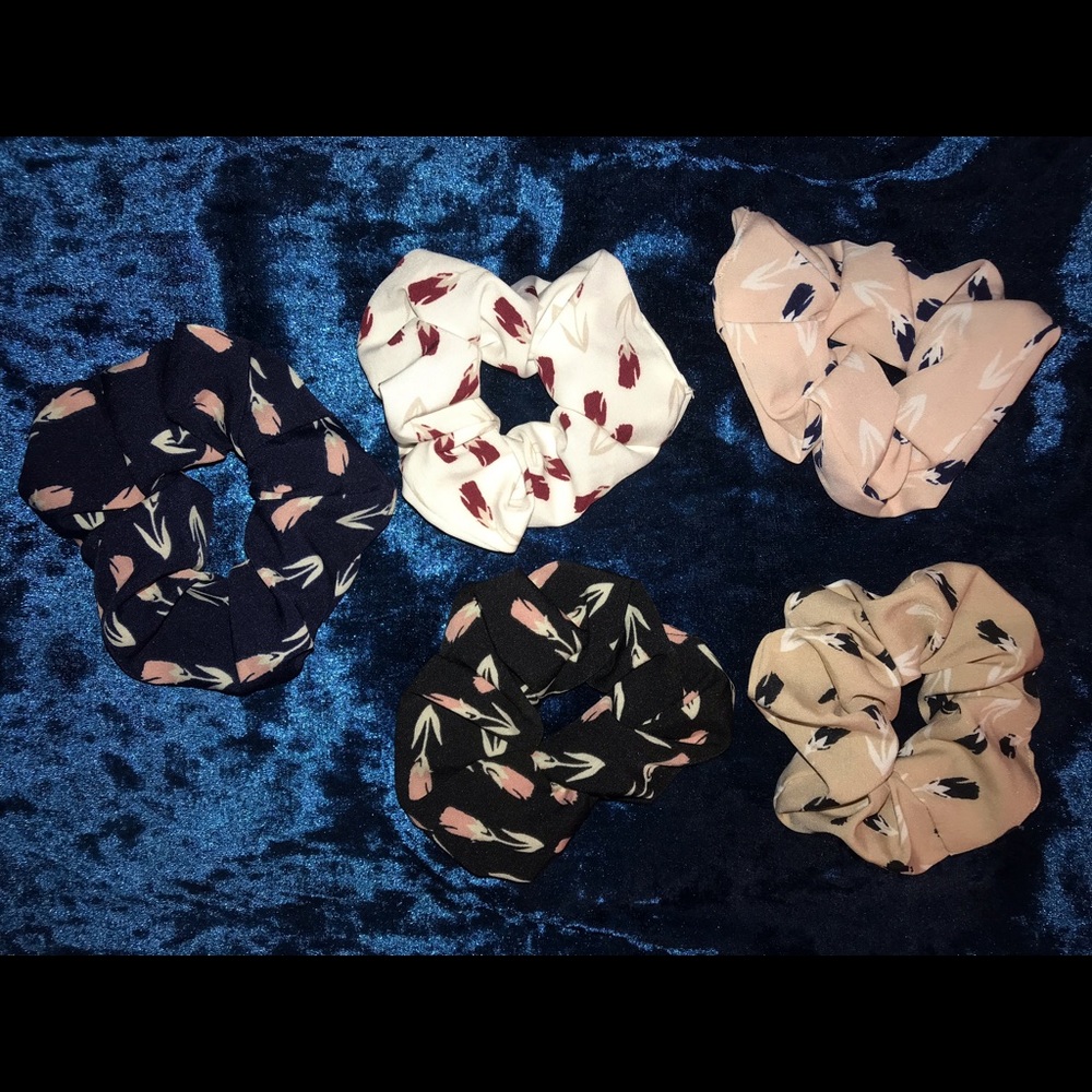 New Retro Hair Scrunchies